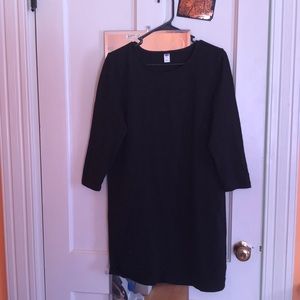 Black 3/4 Sleeve Dress